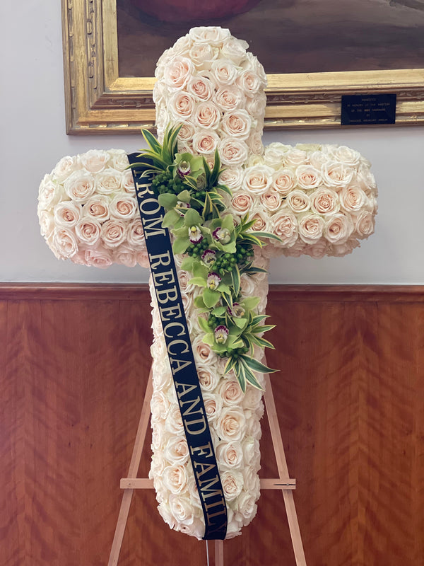 Heaven’s Embrace – Ivory Rose Cross