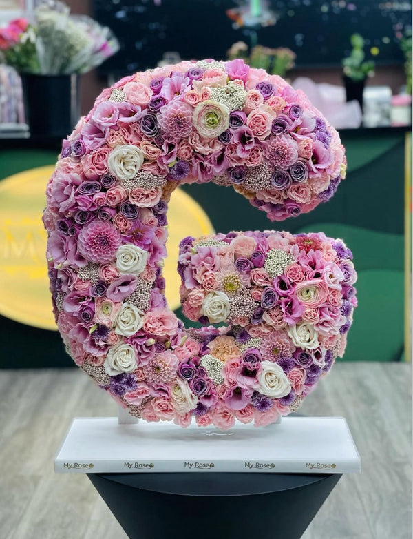 Floral Letter Arrangements