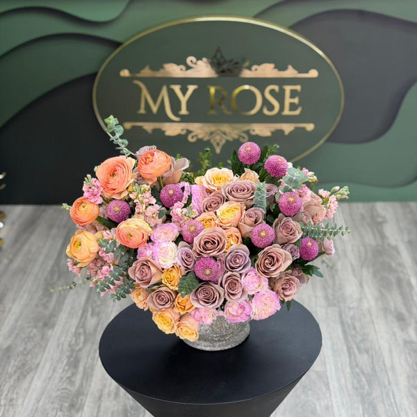 Pastel Garden Arrangement