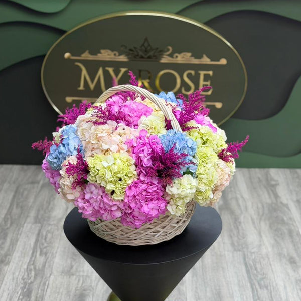 Hydrangea Harmony Basket